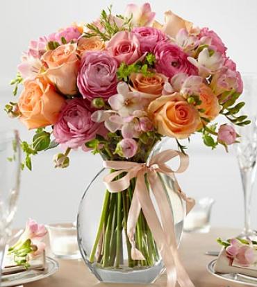 Peach Perfection Arrangement